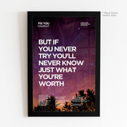 Fix You Lyric Art - Crescent